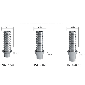 B&B Titanium Temporary Abutment (Rotating)