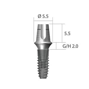 DENTIUM NRLine Dual Abutment (Round)