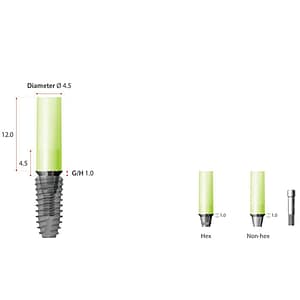 DENTIUM SuperLine Direct Casting Abutment (HEX/NON HEX)