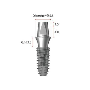 DENTIUM SuperLine Dual Abutment (HEX/NON HEX)