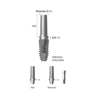 DENTIUM SuperLine Titanium Temporary Abutment