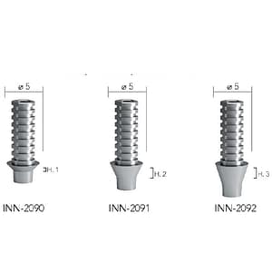 B&B Titanium Temporary Abutment (Rotating)