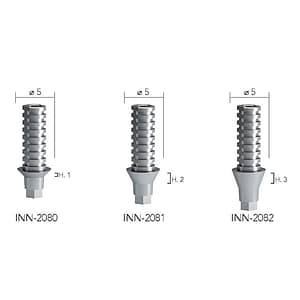 B&B Titanium Temporary Abutment (Non Rotating)