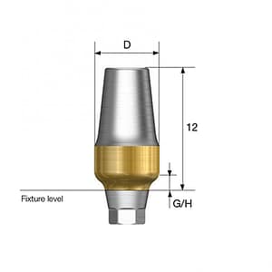 OSSTEM TS FreeForm ST Abutment (HEX/NON HEX)