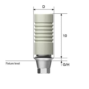 OSSTEM TS Gold Cast Abutment (HEX/NON HEX)