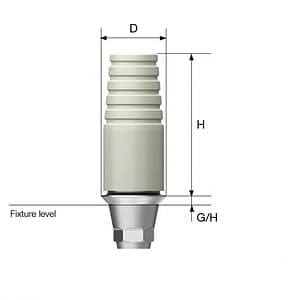 OSSTEM TS NP Cast Abutment (HEX/NON HEX)