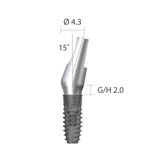 DENTIUM NRLine Angled Abutment (Round/Square 15° & 25°)