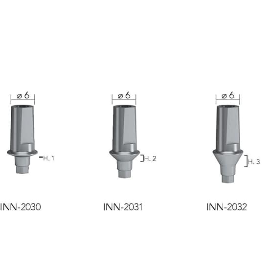 B&B Titanium Abutment (Posterior) (Straight/15°/25°Angled)