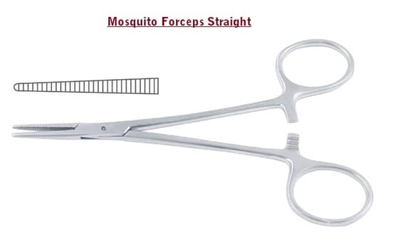 Straight Mosquito Forcep